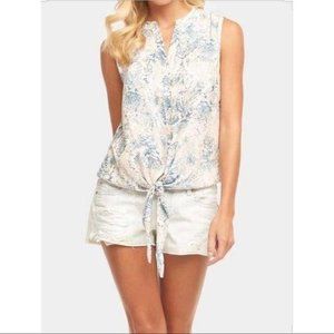 TART Liya Front Tie Prink Tank Top